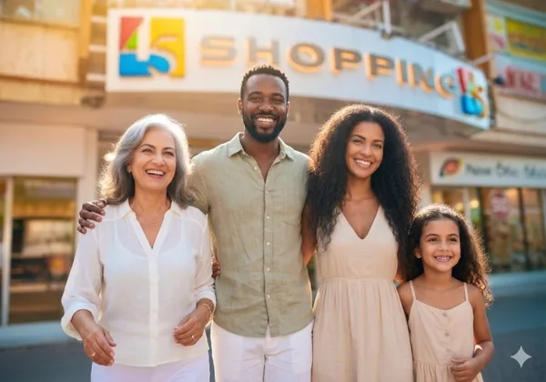 Família no Shopping 45 Tijuca