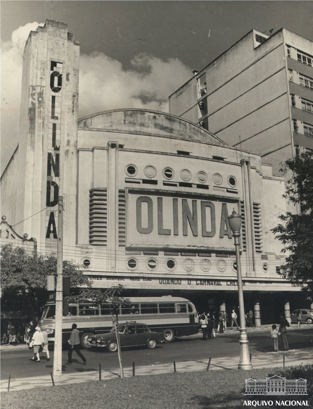 Cinema Olinda, Tijuca, 1972 — Arquivo Nacional